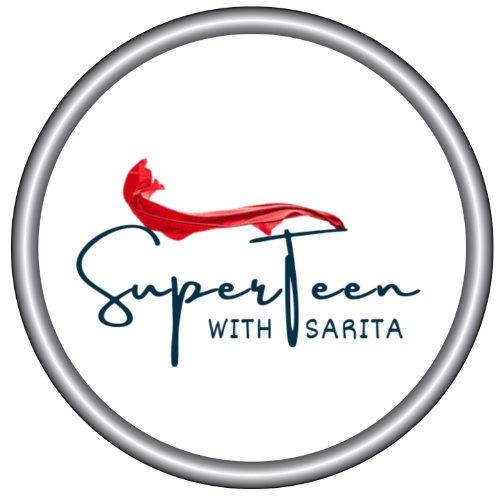 Superteen with sarita logo